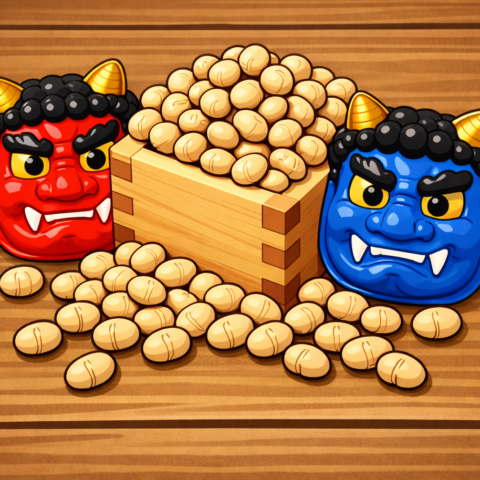 鬼の登場に大盛り上がり！節分行事のひととき（入所サービス）